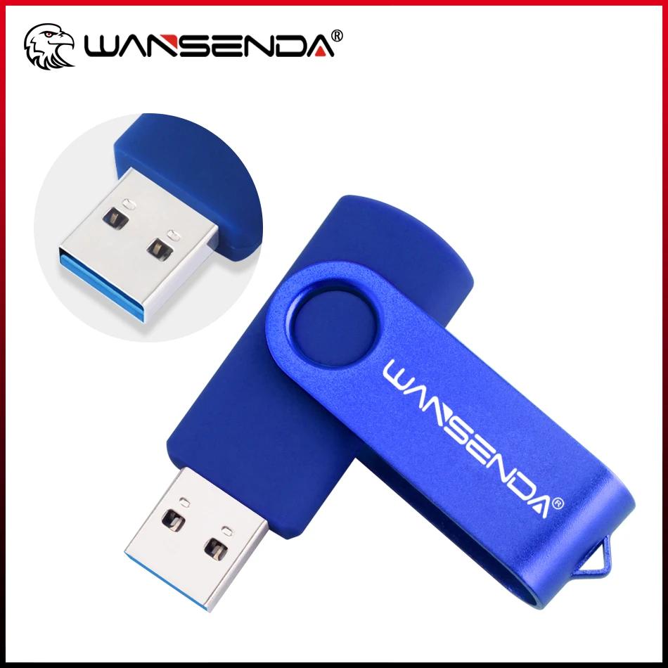 WANSENDA ݼ USB 3.0 ÷ ̺,  ̺, ȸ ޸ ƽ, 256GB ÷ ũ, 128GB, 64GB, 32GB, 16GB, 8GB